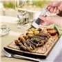IPEA Moulin à Poivre manuel en Bois Transparent pour Poivre, Piment et Sel - Moulin à Poivre Classique de Cuisine avec Broyeur e