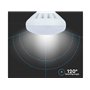 LEDLUX 4 pièces Lampe LED E27 R80 Réflecteur 9W = 90W 220V Blanc Chaud 3000K