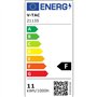 LEDLUX 4 pièces Lampe LED E27 R80 Réflecteur 9W = 90W 220V Blanc Chaud 3000K
