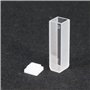 JGS1 Lot de 2 cuvettes en quartz avec couvercle pour spectrophotomètres Longueur 10 mm