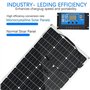 BEIJIAYI Panneau Solaire Flexible 2 * 500w, Panneaux Solaires Photovoltaïques Monocristallins Chargeur Solaire Photovoltaïque 10
