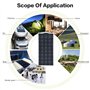 BEIJIAYI Panneau Solaire Flexible 2 * 500w, Panneaux Solaires Photovoltaïques Monocristallins Chargeur Solaire Photovoltaïque 10