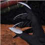 1 paire de gants à ongles for déguisement d'Halloween, gants en patte de chat, gants à doigts complets, gants de costume, gants 