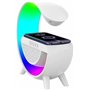 AntDau71 - Haut-parleur Bluetooth Lampe De Table Lumière Led 7 Couleurs. Chargeur Sans Fil Audio Lampe En Forme De G. Boîtier Bl