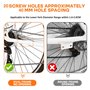 Astis Béquille de vélo de 24 à 29 Pouces, réglable en Hauteur, Support de vélo Universel béquille latérale de vélo en Alliage d'
