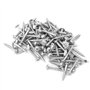 Ensemble de vis autotaraudeuses de 100 pièces M4-25mm Vis à goujons métalliques obliques, zinguées, outil électronique mécanique