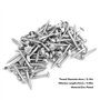 Ensemble de vis autotaraudeuses de 100 pièces M4-25mm Vis à goujons métalliques obliques, zinguées, outil électronique mécanique