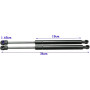 Supports de levage de capot Tiges de levage de capot Bras de levage de capot 2Pcs Engine Hood Lift Front Bonnet Strut pour Infin
