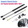 Supports de levage de capot Tiges de levage de capot Bras de levage de capot 2Pcs Engine Hood Lift Front Bonnet Strut pour Toyot