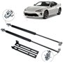 Supports de levage de capot Tiges de levage de capot Bras de levage de capot 2Pcs Engine Hood Lift Front Bonnet Strut pour Toyot