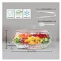 VERIMP Plateau De Service D'apéritif, Plateau De Service D'apéritif À 5 Compartiments Contenant De Condiments Refroidis par Glac