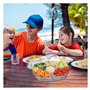 VERIMP Plateau De Service D'apéritif, Plateau De Service D'apéritif À 5 Compartiments Contenant De Condiments Refroidis par Glac