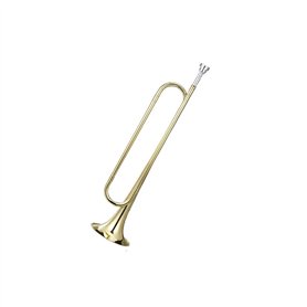 Trompette professionnelle Trompette corne d'étudiant grande corne B plate type 160 or avec embout standard