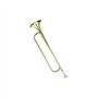 Trompette professionnelle Trompette corne d'étudiant grande corne B plate type 160 or avec embout standard