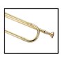 Trompette professionnelle Trompette corne d'étudiant grande corne B plate type 160 or avec embout standard