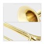 Trompette professionnelle Trompette corne d'étudiant grande corne B plate type 160 or avec embout standard