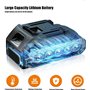Motobineuse Électrique sans Fil 24V,Portable Motoculteur avec Batterie et Charge,Largeur/Profondeur de Travail 10/10 cm,235 RPM,