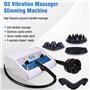 Machine de brûleur de graisse de vibration de cellulite à haute fréquence G5, machine à minceratives de massage vibrant, machine