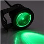 Projecteur LED sous-marin avec télécommande, Yacht de bateau marin 10W 12V RGB LED Spot sous-marin lampe d'aquarium d'étang étan