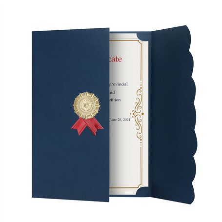 HKSICHENGKEJIUK Lot de 5 pochettes A4 pour certificat