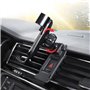 DxxxAB7 pour Mitsubishi ASX 2019 2020 2021 2022 2023 2024,Support Voiture pour Téléphones,Rotation Support de téléphone pour Gri