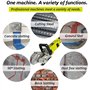 JIADUOFU 4000w Machine Électrique Chasseur De Mur Rainureuse Beton Professionnel, Largeur De Coupe 33 Mm, Profondeur De Coupe 0-