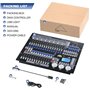 Contrôleur for éclairage de scène, contrôleur de lumière DMX 512, console de mixage 1024 canaux, utilisation for modifier les pr