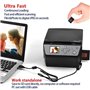 GHRERTX Scanner de Film numérique, convertisseur de Diapositives négatives 22 MP avec écran LCD 2,4", convertit 135/35 mm, 110 P