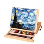 Shanrya Artistes réglables Dessin chevalet de Bureau en Bois de Tableau de Croquis avec tiroir Portable