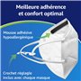 hypoallergéniques et réglable