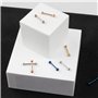 Liuxn 6 Paires 9/16 Pouces Cartilage Barbells en Acier Inoxydable Body Piercing Ring pour Lèvre à Joues, 14 Jauges, 6 Couleurs
