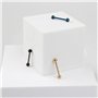 Liuxn 6 Paires 9/16 Pouces Cartilage Barbells en Acier Inoxydable Body Piercing Ring pour Lèvre à Joues, 14 Jauges, 6 Couleurs