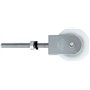 Amig - Poulie en acier avec Roldana pour corde à linge Ø 39 mm | Vis de fixation incluses | En acier