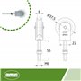 Amig - Poulie en acier avec Roldana pour corde à linge Ø 39 mm | Vis de fixation incluses | En acier