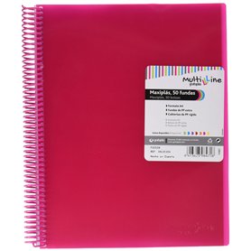Classeur Grafoplas Maxiplás Fuchsia A4 Spirale