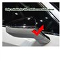 Coque de rétroviseur pour Lexus ES is LS LC RC pour RCF UX Car 2X Capuchon De Protection De Rétroviseur Latéral Noir F pour Styl