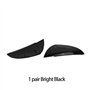 Coque de rétroviseur pour Lexus ES is LS LC RC pour RCF UX Car 2X Capuchon De Protection De Rétroviseur Latéral Noir F pour Styl