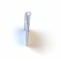 Lot de 50 porte-prix pour crochets en T. Étiquettes transparentes de 39 x 65 mm