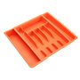 Range-couverts Versa Orange polypropylène 38 x 6 x 48 cm
