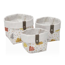 Panier Versa Textile 10 x 10 x 10 cm 14 x 14 x 14 cm 12 x 12 x 12 cm