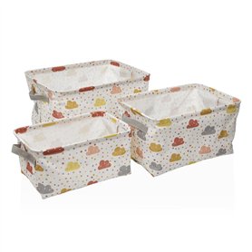 Panier Versa Textile 22 x 12 x 10 cm 18 x 14 x 28 cm 25 x 15 x 12 cm 28 x 18 x 14 cm