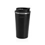 Verre avec Couvercle Versa Noir Acier polypropylène 510 ml