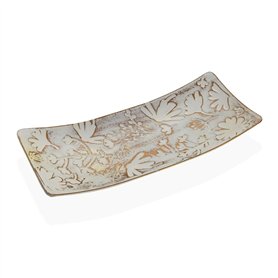 Centre de Table Versa Marron Fleurs 16 x 4