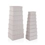 Set de boîtes décoratives Versa Serpentine Carton (15 Pièces)