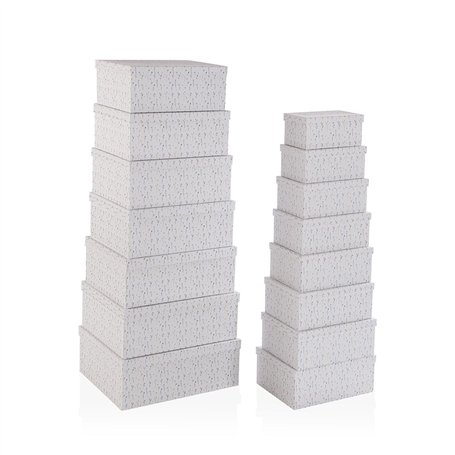 Set de boîtes décoratives Versa Laison Carton (15 Pièces)