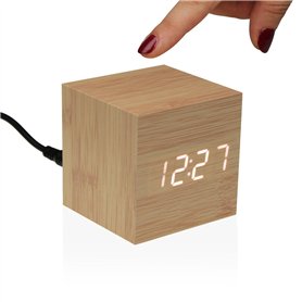 Pendule Réveil Versa Bois MDF Minimaliste 6