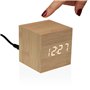 Pendule Réveil Versa Bois MDF Minimaliste 6