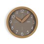 Horloge Murale Versa Gris Plastique Minimaliste 4