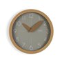 Horloge Murale Versa Gris Plastique Minimaliste 4