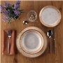 Assiettes Versa Marron Porcelaine 18 Pièces